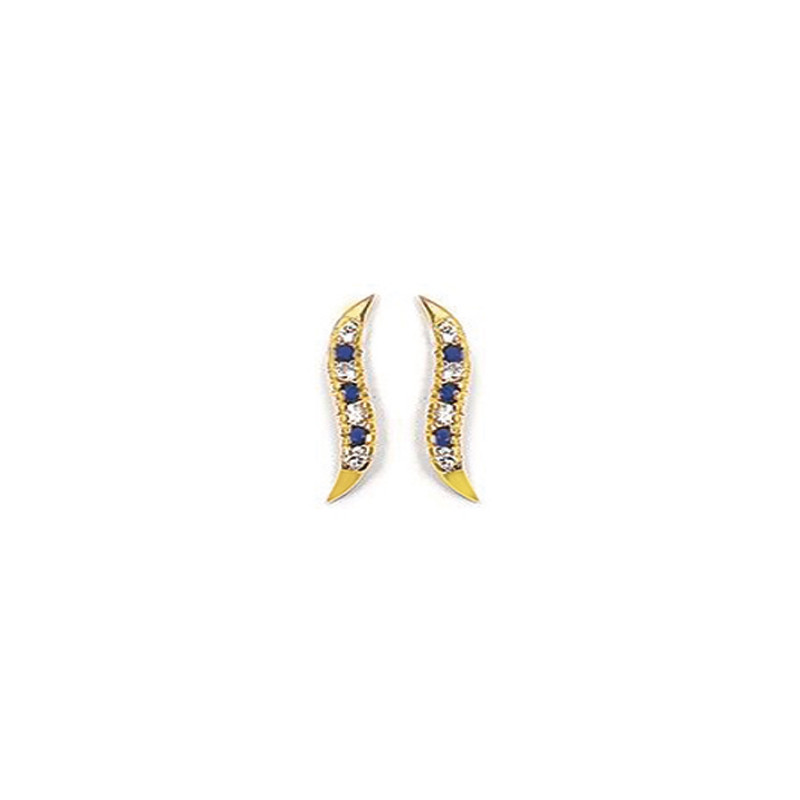 Boucles d'oreilles pendantes argent et oxyde de zirconium- chez Sainte Foy  Bijoux